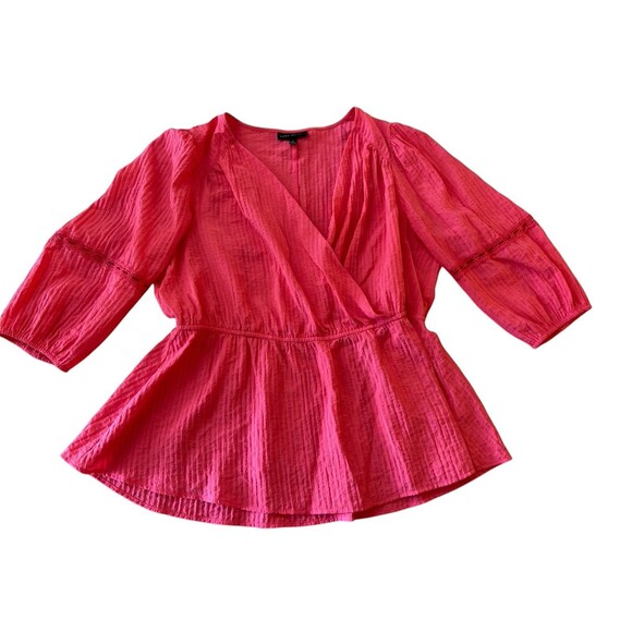 Lane Bryant Women’s Blouse Top Pink SZ 18/20/1X Embellished - Picture 2 of 7